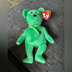 Ty Green Teddy Bear Dublin 2002 bear